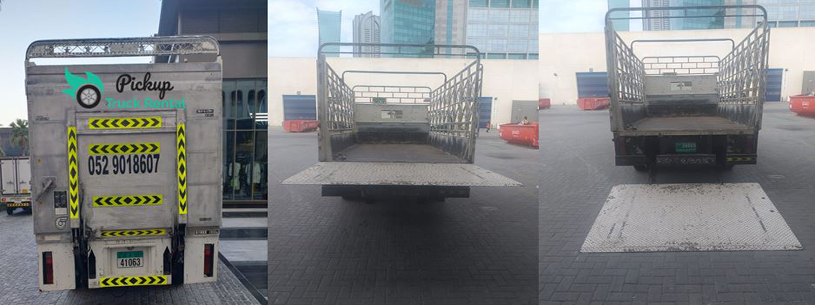 7 TON PICKUP TRUCK UAE Rental With Lifter