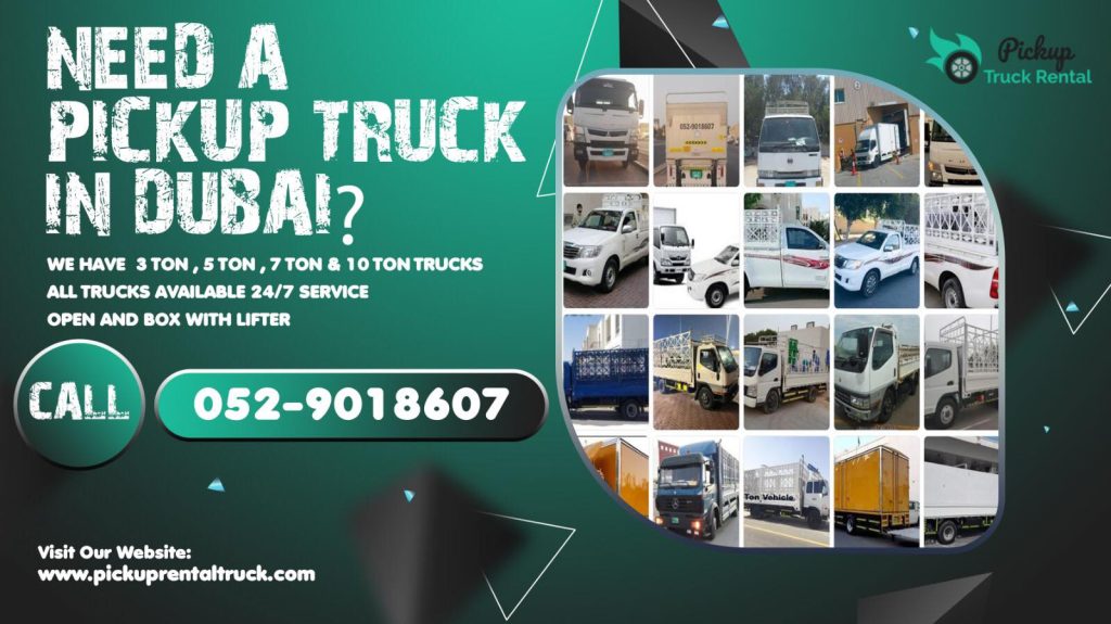 Pickup Truck Rental Dubai 0529018607