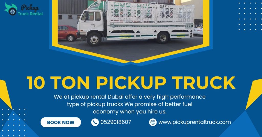 10 Ton Pickup Truck For rent in Dubai 0529018607